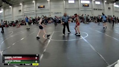 76 lbs Round 4 (10 Team) - Weston Cipriani, SHWA vs Gabriel Custodio, NOVA WC