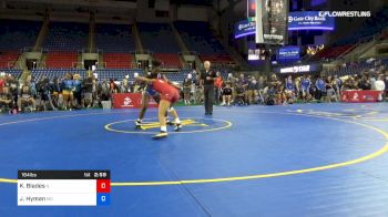 164 lbs Rnd Of 16 - Kennedy Blades, Illinois vs Jaylen Hyman, Maryland