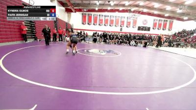 145 lbs Semis & 1st Wrestleback (8 Team) - Faith Jernigan, Cerritos College vs Kyndra Olmos, Fresno City College