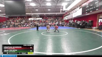 108 lbs Cons. Round 3 - Obaid Malakzai, Foothill High School vs Jonathan Dickerson, Arroyo High School