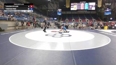 106 lbs 5th Place Match - Colton Wyller, IL vs Tristan Pino, CO