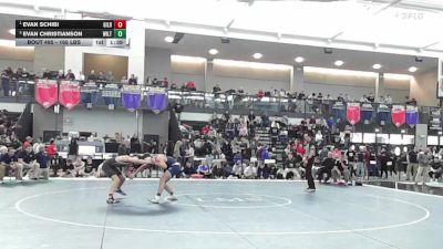 165 lbs Semifinal - Evan Schibi, Gilbert/Torr/Wolc vs Evan Christianson, Wilton