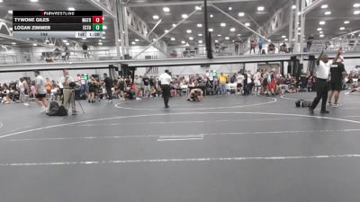 144 lbs Round 2 (6 Team) - Tywone Giles, Mat Assassins Red vs Logan Zimmer, East Coast Time Out