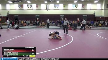 PW-9 lbs Quarterfinal - Shane Hack, Indee Mat Club vs Cooper Jacobs, Outlaw Wrestling Club