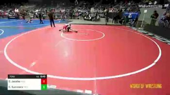 70 lbs Consi Of 16 #1 - Chase Jacobs, Michigan West vs Cooper Summers, Prodigy Wrestling