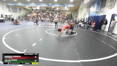 157 lbs Cons. Round 5 - Andrew Ferreya, Westminster vs Oscar Farias, Santa Ana