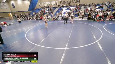 190 lbs Cons. Semi - Brandon Mckillip-Miller, Charger Wrestling Club vs Stran Kelly, Wasatch Wrestling Club