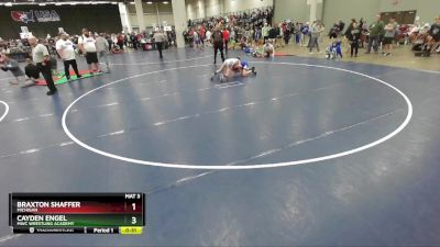 106 lbs Cons. Round 2 - Cayden Engel, MWC Wrestling Academy vs Braxton Shaffer, Michigan