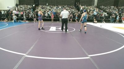 130 lbs Semifinal - Layla Ortiz, Crash GWC vs Payton Hinkle, Misfits Girls Wrestling