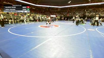 155 Class 1 lbs Cons. Round 3 - Anna Fischer, Ste. Genevieve vs Allison Vacek, Warrenton