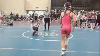 95 lbs Rr Rnd 1 - Alivia Motta, NewWhale Purple - Girls vs Abigail Neidig, MGW Black Widows - Girls