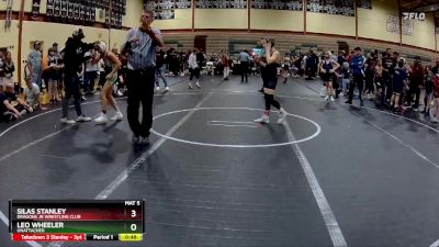 92 lbs Semifinal - Silas Stanley, Dragons Jr Wrestling Club vs Leo Wheeler, Unattached