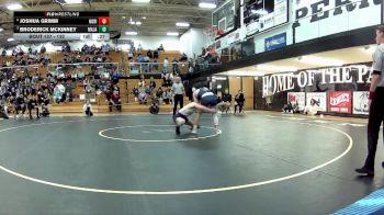 132 lbs Cons. Semi - Broderick McKinney, Mass. Jackson vs Joshua Grimm, North Ridgeville