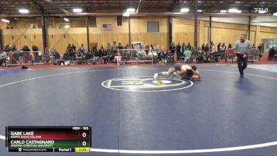 165 lbs Quarterfinal - Carlo Castagnaro, Arizona Christian University vs Gabe Lake, North Idaho College