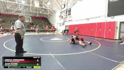 149 lbs Champ. Round 2 - Adam Duong, Rio Hondo College vs Joshua Hernandez, Victor Valley College