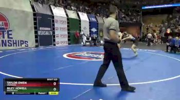 159 lbs Cons. Round 3 - Taylor Owen, Savannah vs Riley Howell, Brookfield