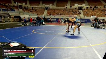 D3-215 lbs Cons. Round 2 - Prayer Young-Blackgoat, Coconino vs Aaron Lopez, Cactus