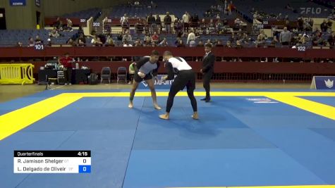 Reed Jamison Shelger vs Leonardo Delgado De Oliveira 2024 Pan IBJJF Jiu-Jitsu No-Gi Championship