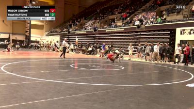141 lbs 3rd Place - Mason Gibson, Rutgers vs Ryan Hartung, Binghamton