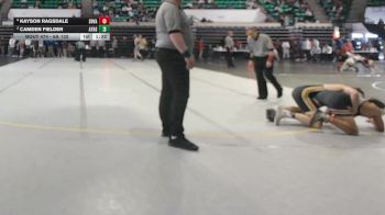 6A 132 lbs Semifinal - Kayson Ragsdale, Shades Valley vs Camden Fielder, Athens