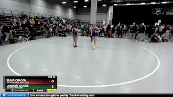135 lbs Cons. Round 7 - London Woods, Spartan Mat Club vs Emma Chacon, Arizona Girls Wrestling