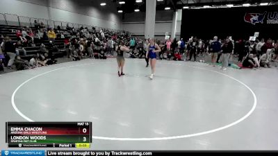 135 lbs Cons. Round 7 - London Woods, Spartan Mat Club vs Emma Chacon, Arizona Girls Wrestling