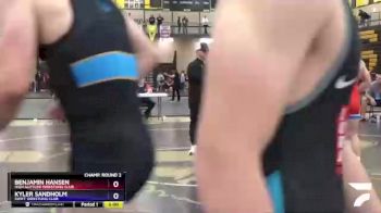 145 lbs Champ. Round 2 - Benjamin Hansen, High Altitude Wrestling Club vs Kyler Sandholm, SWIFT Wrestling Club