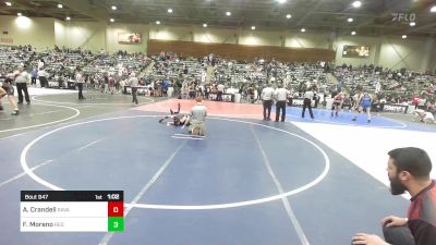 57 lbs Rr Rnd 5 - Ayden Crandell, Ravage WC vs Fitz Moreno, Red Wave WC