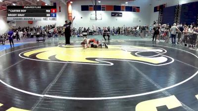 106 lbs Champ. Round 1 - Brody Gray, Heavy Hitting Hammers vs Carter Roy, Virginia Team Predator