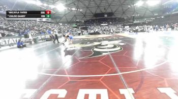 Girls 3A 140 lbs 3rd Place Match - Micayla Yates, Sedro-Woolley (Girls) vs Chloe Gandy, Ferndale (Girls)
