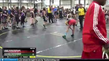 72 lbs Round 2 (6 Team) - Hayden Rathgeber, Untouchables Black vs Jake Munsterman, American Gladiators-Red