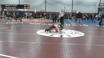 106 lbs Quarterfinal - Mason St Peter, Monument Mountain vs Thomas Geary, Hanover