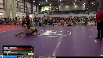 145 lbs Semis (4 Team) - Will Nix, TROJAN WRESTLING CLUB vs Greg Merriman, RAW POWER