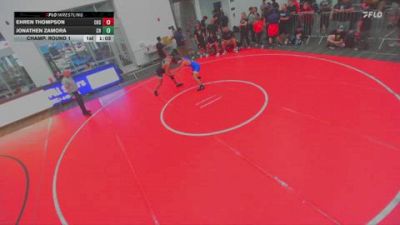 175 lbs Champ. Round 1 - Ehren Thompson, Chaparral High School vs Jonathen Zamora, Clovis High
