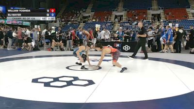 113 lbs Champ. Rd Of 128 - William Yoshida, Texas vs Eli Mayer, California
