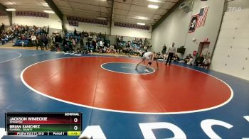 120B Semifinal - Jackson Winieckie, Spearfish vs Brian Sanchez, Campbell County