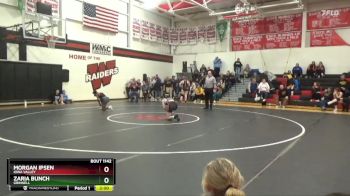 JV-2 lbs Round 3 - Morgan Ipsen, Iowa Valley vs Zaria Bunch, Grinnell