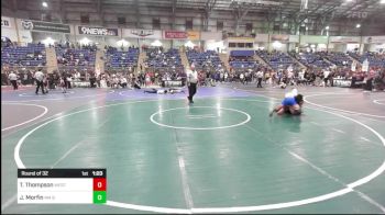 126 lbs Round Of 32 - Trey Thompson, Westlake vs Jayden Morfin, NM Bad Boyz