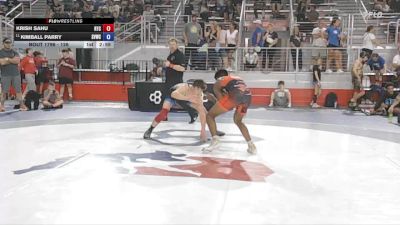 126 lbs Cons. Round 4 - Krish Sahu, Relentless Training Center vs Kimball Parry, Star Valley Wrestling Club