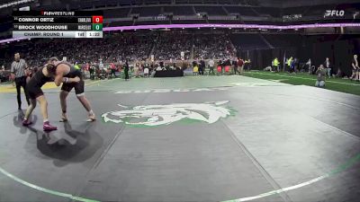 D4-285 lbs Champ. Round 1 - Connor Ortiz, Charlevoix vs Brock Woodhouse, Marcellus