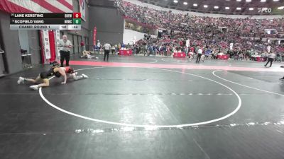 105 lbs Champ. Round 1 - Lane Kersting, Black River Youth Wrestling vs Scofield Vang, New Berlin Wrestling Club