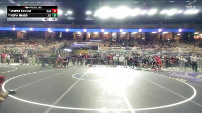 132 1A Cons. Round 3 - Nevin Hayes, Zephyrhills Christian vs Jasper Croom, Florida