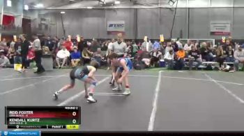 98 lbs Round 2 (8 Team) - Reid Foster, Iowa Black vs Kendall Kurtz, Iowa Gold