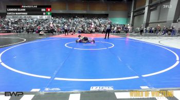 96 lbs Round Of 16 - Landon Glahn, Ellensburg vs Lucca Martinez, Rough House