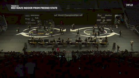 Red Wave Indoor from Fresno State "Fresno CA" at 2026 WGI Percussion/Winds World Championships