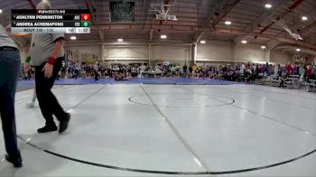 115 lbs Quarterfinal - Ashlynn Pennington, Alliance High School vs Andrea Achemapong, ST FRANCIS DeSALES