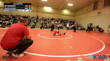 55 lbs Consolation - Kip Neighbors, Fort Gibson Youth Wrestling vs Kollyn Locust, Cowboy Wrestling Club