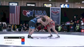 97 kg Final - Camden McDanel, Ohio vs Joey Braunagel, Illinois Regional Training Center/Illini WC