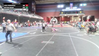 53 lbs 2nd Place - Isaac Graham, Natrona Colts vs Kayson Calkins, Green River Grapplers