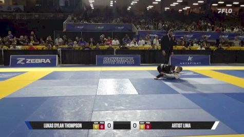 Artist Lima vs Lukas Dylan Thompson 2026 Pan Kids Jiu-Jitsu IBJJF Championship
